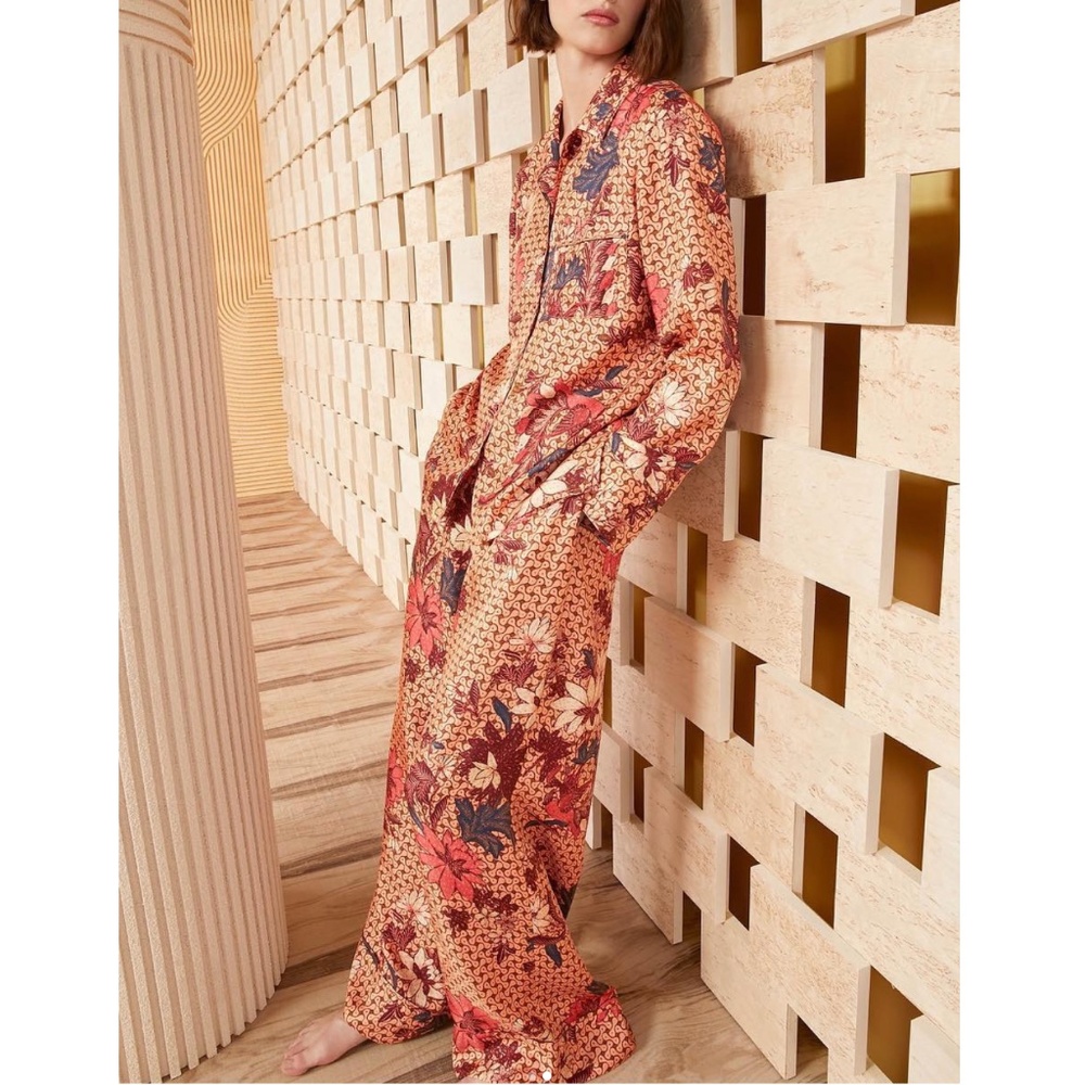 Ulla Johnson Silk Pyjama set